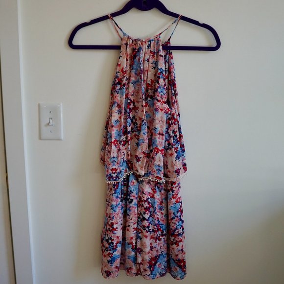 Parker 100% Silk Catamaran Romper Size S - Picture 5 of 12